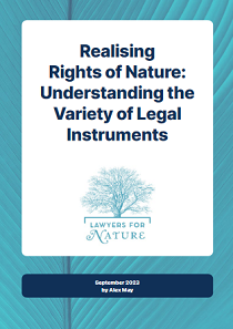 Report: Realising Rights of Nature: Understanding the Variety of Legal Instruments